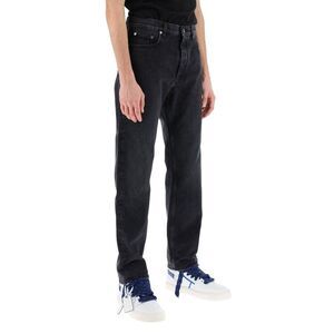 OFF-WHITE Men's Denim Jeans Men BLACK Pants